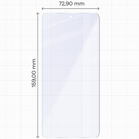 Elastyczne szkło hybrydowe Bizon Glass Mule do OnePlus 13R