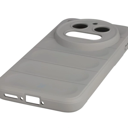 Pancerne etui Bizon Case Tur do Vivo X300 Pro, jasnoszare