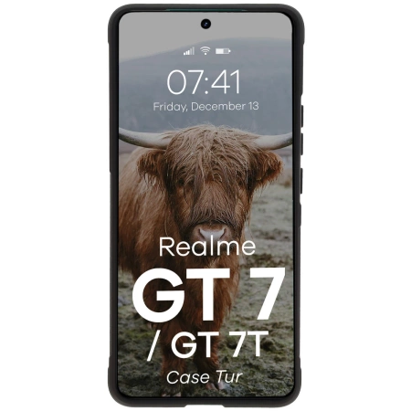 Pancerne etui Bizon Case Tur do Realme GT 7 / 7T, czarne