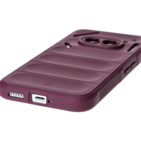 Pancerne etui Bizon Case Tur do Nothing Phone (2a) / (2a) Plus, ciemnofioletowe