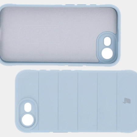 Pancerne etui Bizon Case Tur do iPhone 16e, jasnoniebieskie