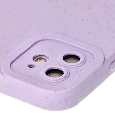 Ekologiczne etui Bizon Bio-Case do iPhone 12, fioletowe
