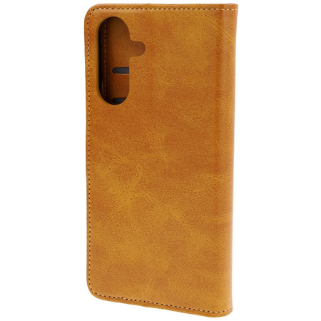 Etui z klapką Bizon Case Pocket do Galaxy A36 5G, brązowe