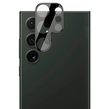 2x Szkło + szybka na aparat BIZON Edge 2 Pack do Galaxy S24 Ultra