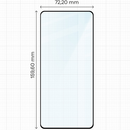 Szkło hartowane Bizon Glass Edge 2 do Galaxy S25 Ultra, czarna ramka