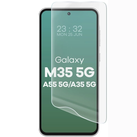 Folia hydrożelowa na ekran Bizon Glass Hydrogel Front Duo do Galaxy M35 5G / A55 5G / A35 5G, 2 sztuki