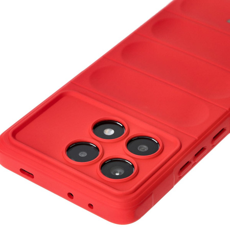 Pancerne etui Bizon Case Tur do Xiaomi Poco X6 Pro, czerwone