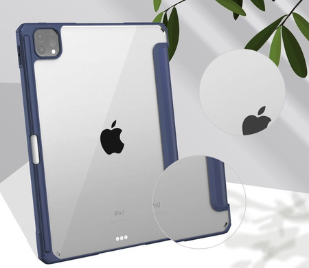 Etui Bizon Case Tab Clear Matt do iPad Pro 11 2022/2021/2020/2018, granatowe