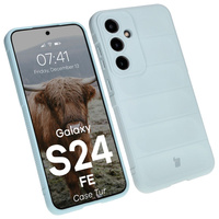 Pancerne etui Bizon Case Tur do Galaxy S24 FE, jasnoniebieskie