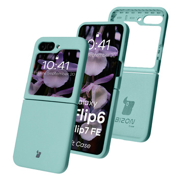 Silikonowe etui Bizon Soft Case do Galaxy Z Flip6, turkusowe