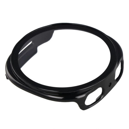 Etui ze szkłem do zegarka Bizon Case Watch Adamo do Samsung Galaxy Watch 8 40 mm, czarne