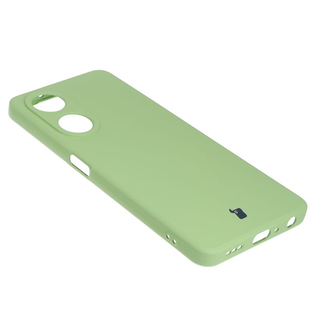 Etui Bizon Case Silicone Sq do Oppo A98 5G, jasnozielone