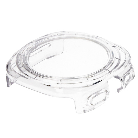 Etui ze szkłem do zegarka Bizon Case Watch Adamo do Galaxy Watch Ultra 2 / 1, przezroczyste