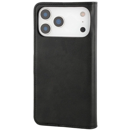 Etui z klapką Bizon Case Pocket do iPhone 17 Pro Max, czarne