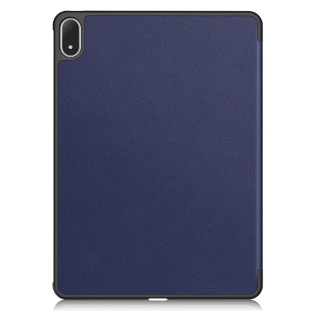 Etui z klapką Bizon Case Tab Croc do OnePlus Pad 3 / 2 Pro / OPPO Pad 4 Pro, granatowe