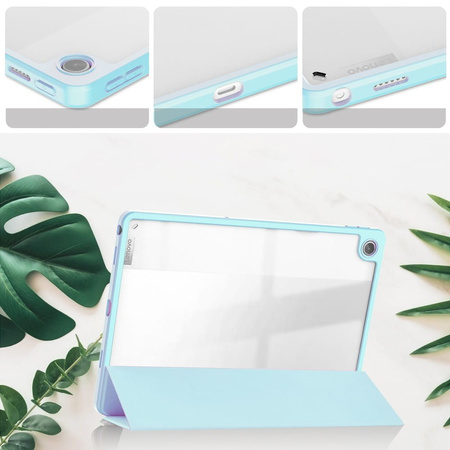 Etui Bizon Case Tab Clear Matt do Lenovo Tab M10 Plus Gen 3, błękitne