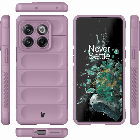 Pancerne etui Bizon Case Tur do OnePlus 10T, jasnofioletowe