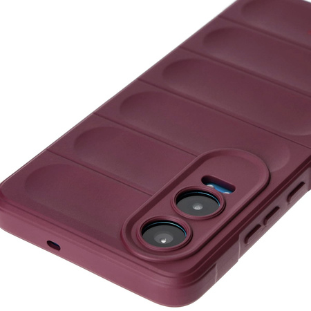 Pancerne etui Bizon Case Tur do OnePlus Nord CE4 Lite 5G, burgundowe