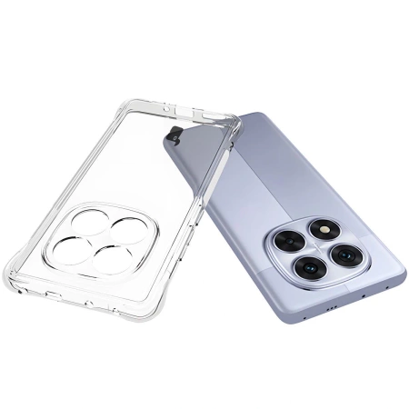 Elastyczne etui + 2x folia na ekran Bizon Case Clear Pack do Xiaomi Redmi Note 14 Pro 5G