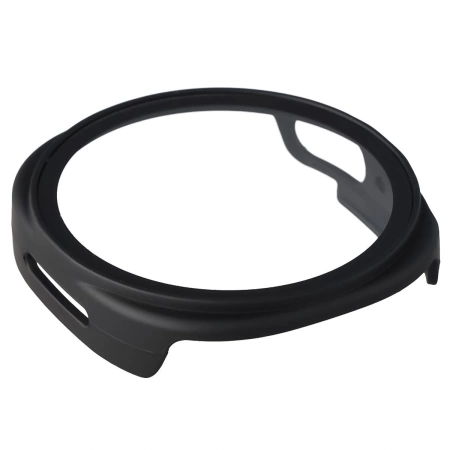 Etui ze szkłem do zegarka Bizon Case Watch Adamo do Galaxy Watch 8 40 mm, matowe czarne