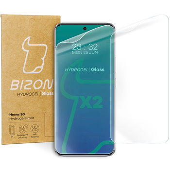 Folia hydrożelowa na ekran Bizon Glass Hydrogel Front Duo do Honor 90, 2 sztuki