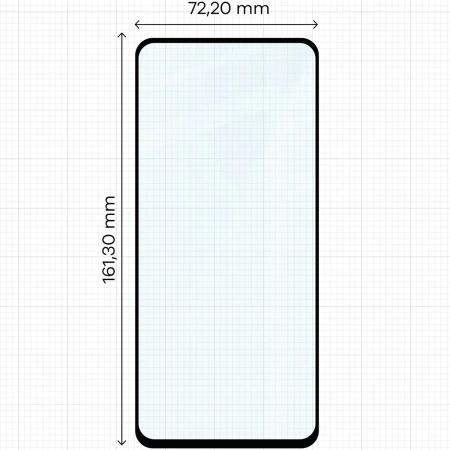 Szkło hartowane Bizon Glass Edge Duo do Motorola Moto G15 / G15 Power / G05 / E15 / G56 5G, czarna ramka, 2 sztuki