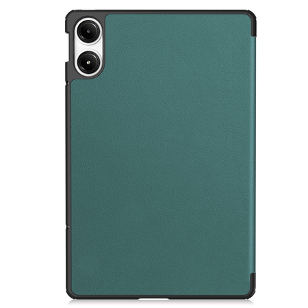 Etui Bizon Case Tab Croc do Xiaomi Redmi Pad Pro 12.1, ciemnozielone