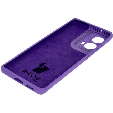Silikonowe etui Bizon Soft Case do Motorola Moto G85 5G, fioletowe