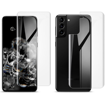 Folia hydrożelowa na tył i przód Bizon Glass Hydrogel, Galaxy S21