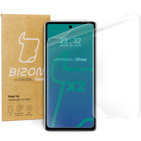Folia hydrożelowa na ekran Bizon Glass Hydrogel Front Duo do Pixel 7A, 2 sztuki