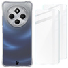 Etui + 2x szkło Bizon Case Clear Pack do Redmi 14C 4G, przezroczyste
