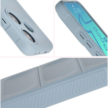 Pancerne etui Bizon Case Tur do Xiaomi Poco F6, jasnoniebieskie