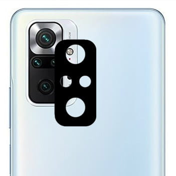 Szkło hartowane Bizon Glass Edge - 2 sztuki + ochrona na obiektyw, Redmi Note 10 Pro, czarne