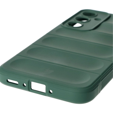 Pancerne etui Bizon Case Tur do Galaxy A35 5G, ciemnozielone