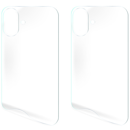 Folia hydrożelowa na tył Bizon Glass Hydrogel Back Duo, iPhone 16 Plus, 2 sztuki