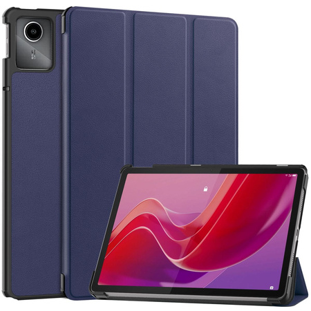 Etui Bizon Case Tab Croc do Lenovo Tab M11, granatowe