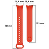 Pasek Bizon Strap Watch Dots do Xiaomi Mi Smart Band 8, czerwony