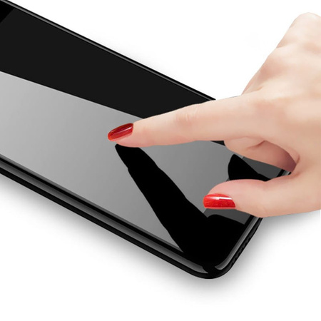 Szkło hartowane Bizon Glass Edge do Moto G51 5G, czarne