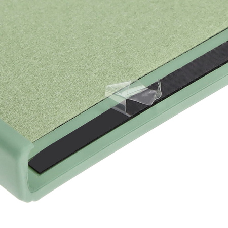 Etui Bizon Case Silicone Ring Sq do Galaxy Z Flip5, jasnozielone