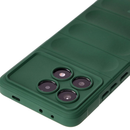 Pancerne etui Bizon Case Tur do Xiaomi Poco X6 Pro, ciemnozielone
