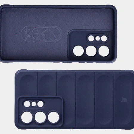 Pancerne etui Bizon Case Tur do Galaxy S26 Ultra, granatowe