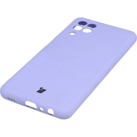 Etui Bizon Case Silicone do Galaxy A22 4G / M22, fioletowe
