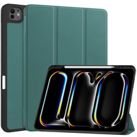 Etui Bizon Case Tab Lizard do iPad Pro 13" 2025 / 2024, ciemnozielone