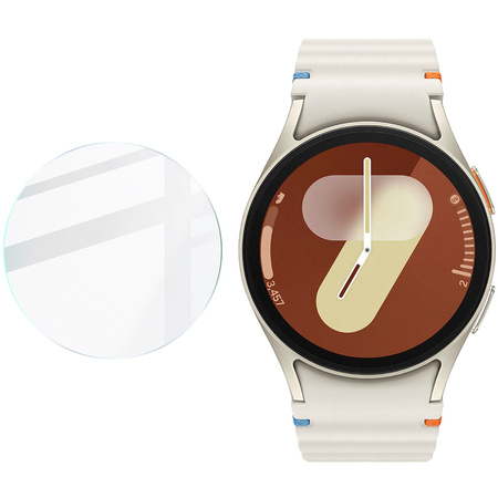 Elastyczne szkło hybrydowe Bizon Glass Watch Mule do Galaxy Watch 7 40 mm