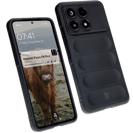 Pancerne etui Bizon Case Tur do Xiaomi Poco F6 Pro, czarne