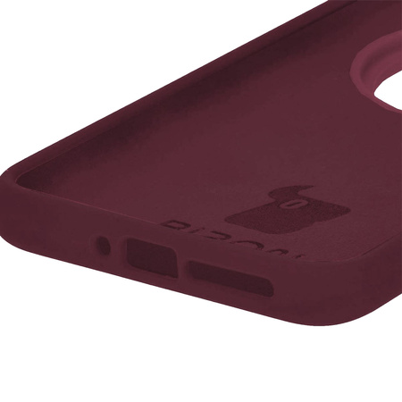 Etui silikonowe Bizon Soft Case do Xiaomi 14 Ultra, ciemnofioletowe