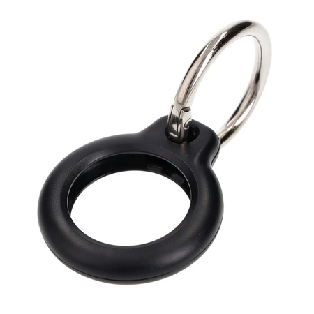 Etui Bizon Case Locator Keychain do Apple AirTag, czarne