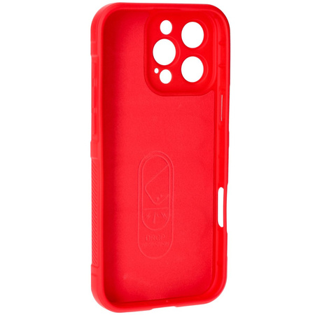 Pancerne etui Bizon Case Tur do iPhone 16 Pro Max, czerwone