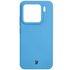 Silikonowe etui Bizon Soft Case do Xiaomi 15, niebieskie