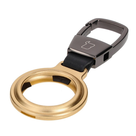 Etui Bizon Case Locator Magnetic do Apple AirTag, złote